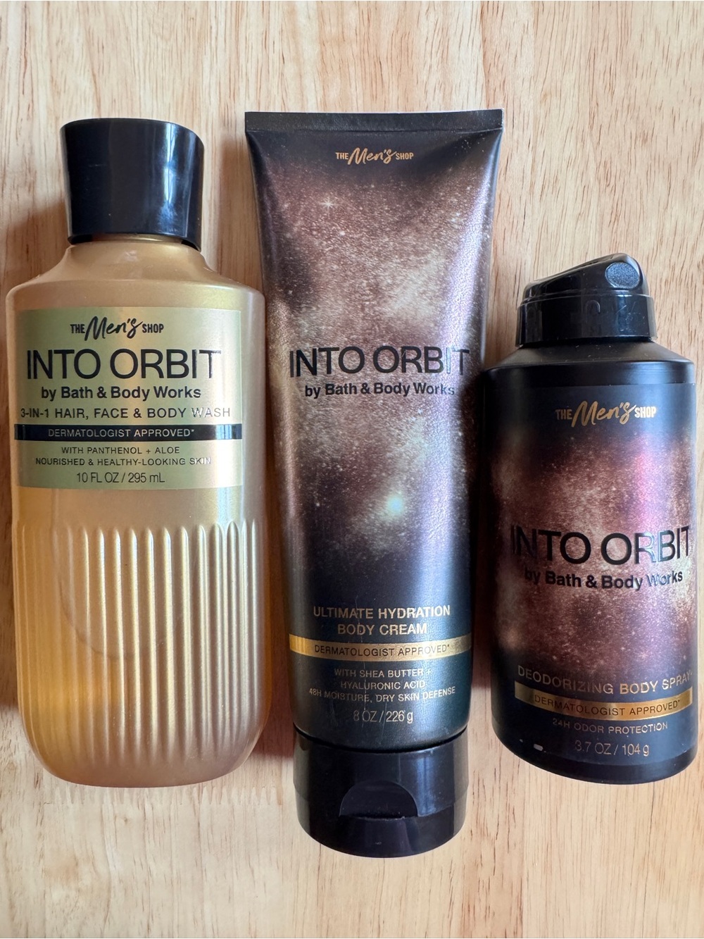 Bath & Body Works Into Orbit Men's Set - Gold, Bronze, Black